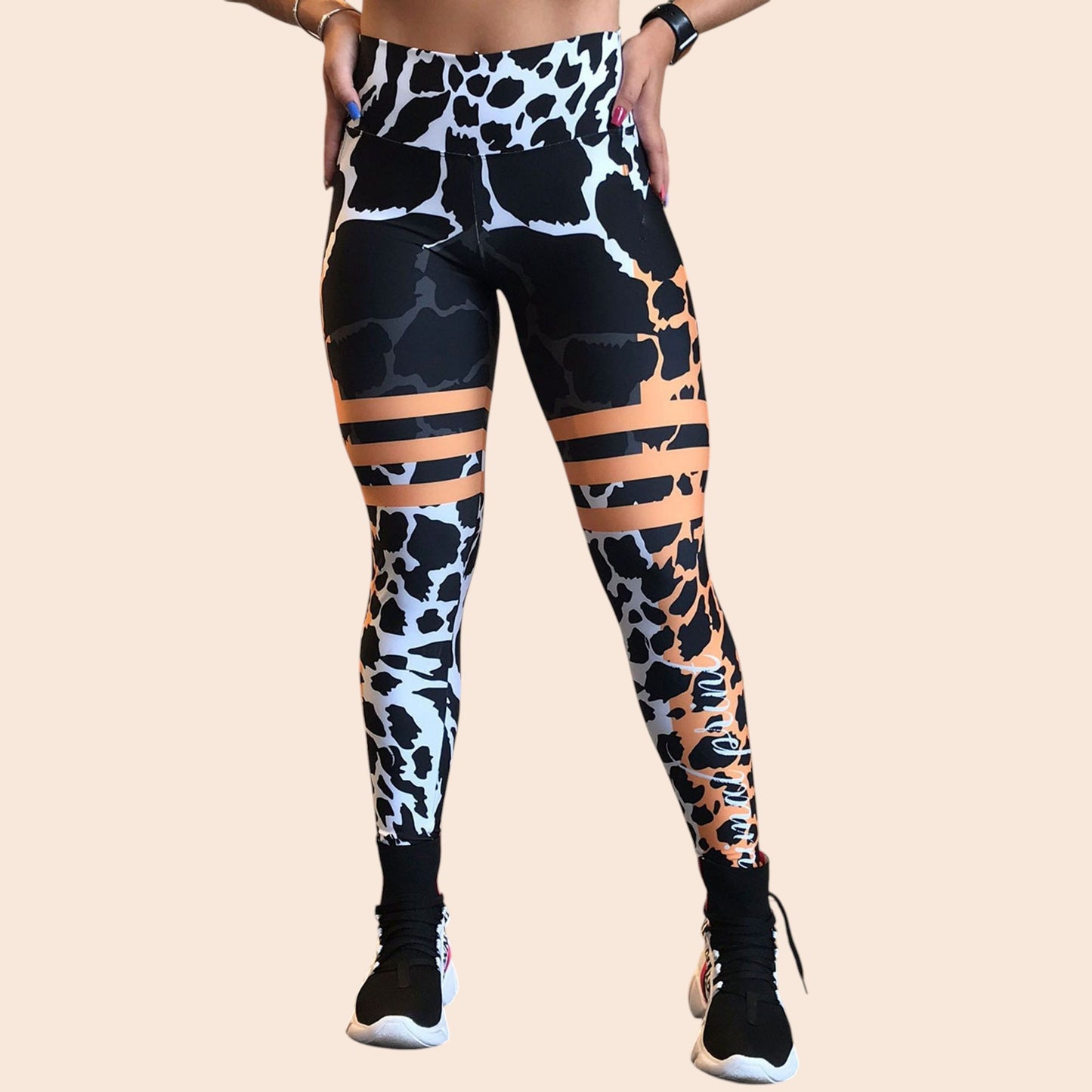 Leopard Print High-Waist Yoga Leggings – Active Flex Edition