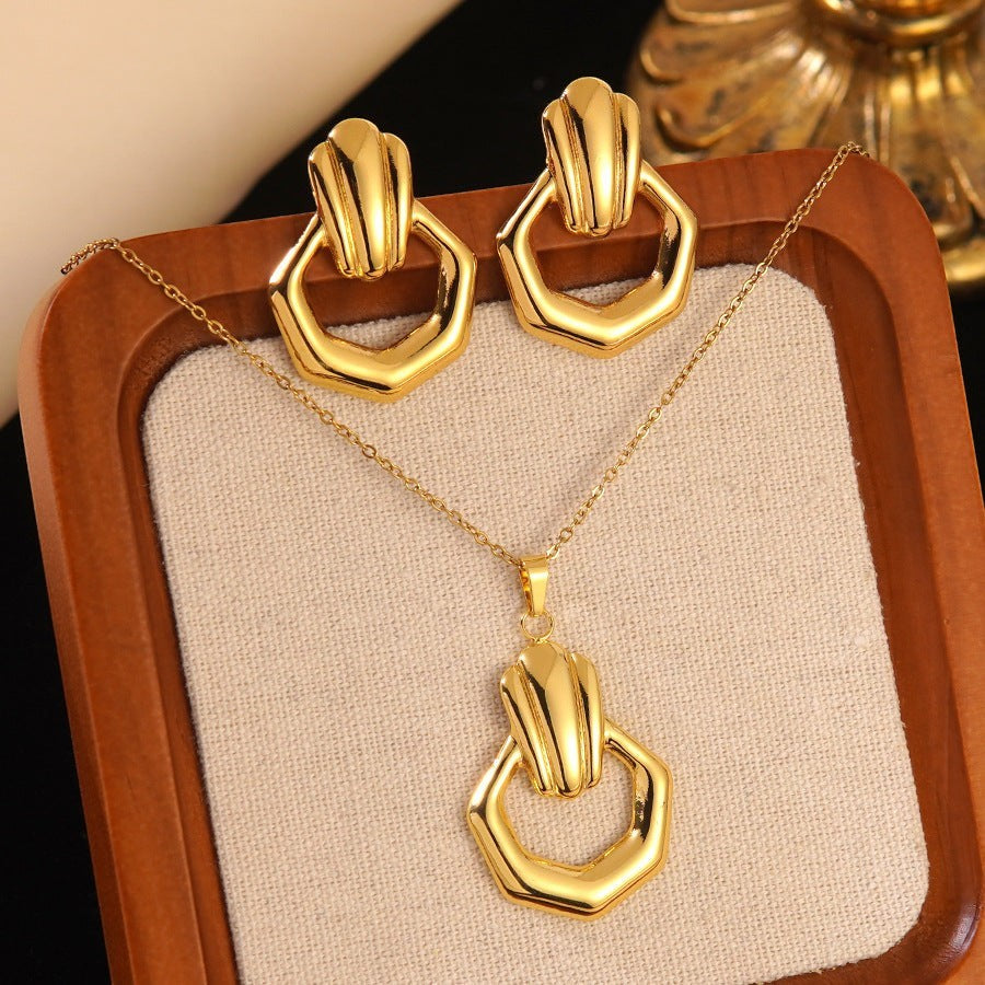 Luxury Gold Floral Jewelry Set Collection
