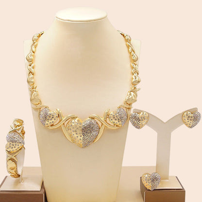 Royal Zircon Jewelry Set – Timeless Elegance Collection
