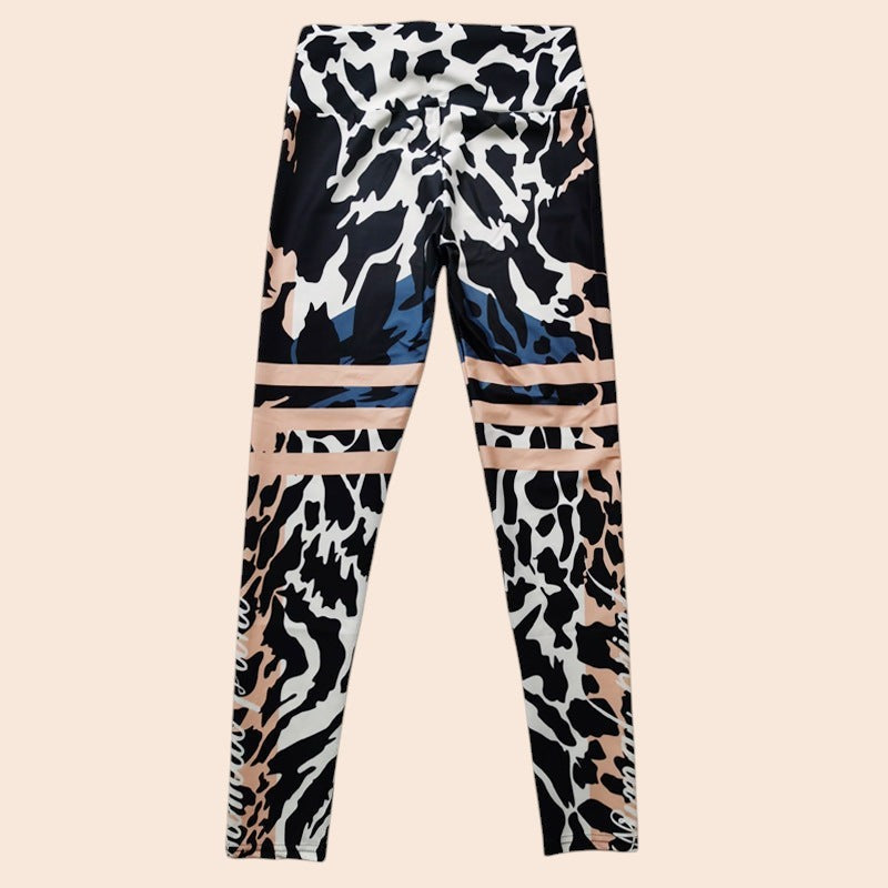 Leopard Print High-Waist Yoga Leggings – Active Flex Edition
