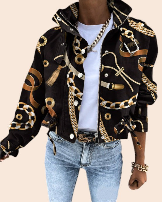 Luxe Utility Cropped Jacket