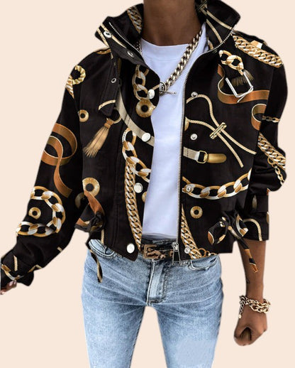 Luxe Utility Cropped Jacket